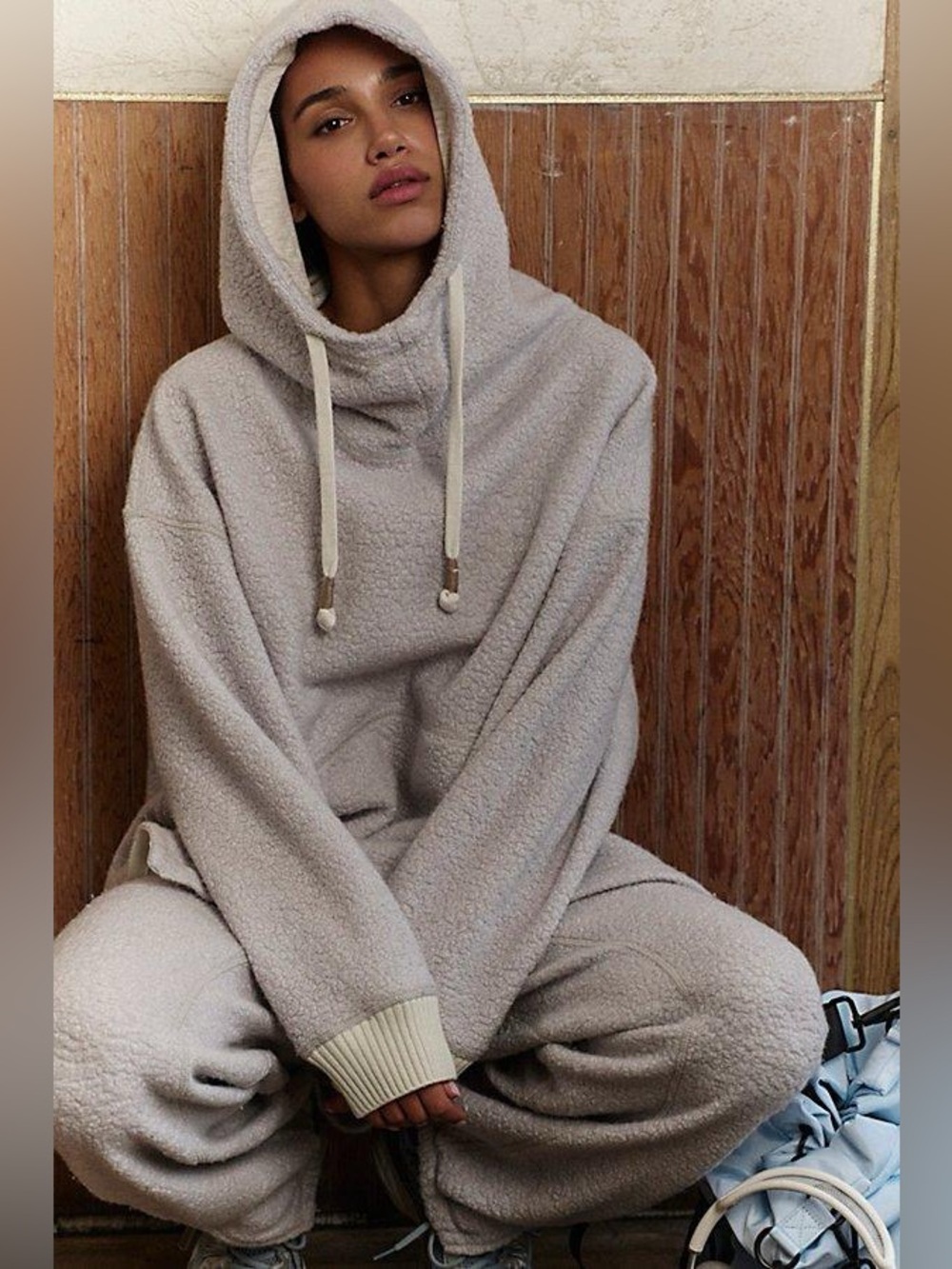 NWT! FP Free People Movement Highlands Wool Hoodie Sz Small & Medium